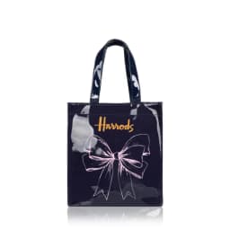 Women Waterproof PVC Cartoon Shopping Bag Portable Student Shoulder Handbag