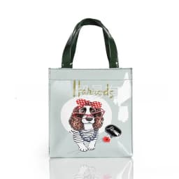 Women Waterproof PVC Cartoon Shopping Bag Portable Student Shoulder Handbag