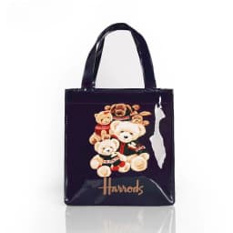 Women Waterproof PVC Cartoon Shopping Bag Portable Student Shoulder Handbag