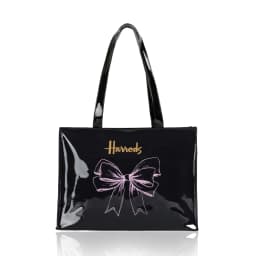 Women Waterproof PVC Cartoon Shopping Bag Portable Student Shoulder Handbag