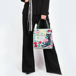 Women Waterproof PVC Cartoon Shopping Bag Portable Student Shoulder Handbag