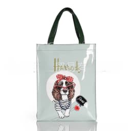 Women Waterproof PVC Cartoon Shopping Bag Portable Student Shoulder Handbag