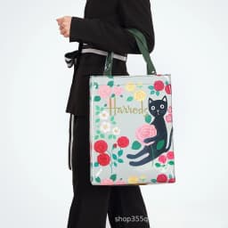 Women Waterproof PVC Cartoon Shopping Bag Portable Student Shoulder Handbag