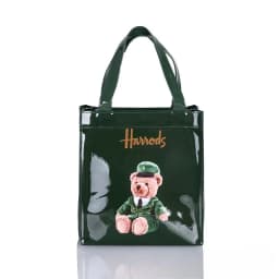 Women Waterproof PVC Cartoon Shopping Bag Portable Student Shoulder Handbag