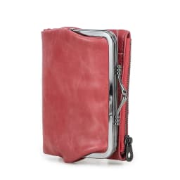 Contact'S Genuine Leather Wallet Women Small Metal Frame Purse Ladies Hasp and Zipper Coin Pocket Credit Card Holder