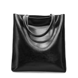 Women Genuine Leather Shoulder Bags Retro Fashion Designer Bag Large Capacity Female Versatile Tote Bag Portable Phone Bag Girl