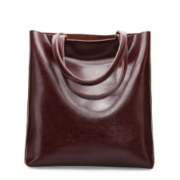 Women Genuine Leather Shoulder Bags Retro Fashion Designer Bag Large Capacity Female Versatile Tote Bag Portable Phone Bag Girl