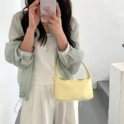 Summer Nylon Top-Handle Bags Ins Style Small Crossbody Shoulder Bags Simple Casual New Fashionable and Versatile Handbag