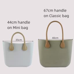 2025 TANQU New Long Short Round Solid Color Canvas Fabric Handle for Obag Classic Mini O Bag Women's Shoulder Handbag