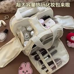 New Women's Cosmetic Bag Portable Storage Bag Large Capacity Luxury Makeup Bag Travel Organizer Essentials Toiletry Bags