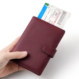 Luxury Genuine Leather Passport Holder Cover Travel Wallet RFID Blocking Card Bag Ticket Holder Travel Accessories for Women Man