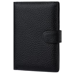 Luxury Genuine Leather Passport Holder Cover Travel Wallet RFID Blocking Card Bag Ticket Holder Travel Accessories for Women Man