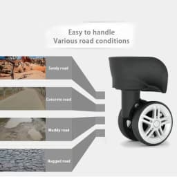 American Traveler 85A Suitcase Accessories Replacement Universal Wheel Suitcase Wheel JX9054 Suitcase Wear-resistant Roller