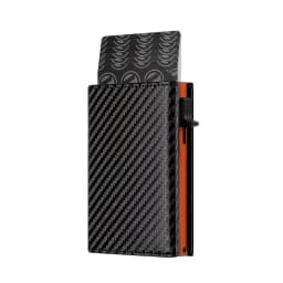 Automatic Pop Up Wallet RFID Blocking Multicolor, Slim Aluminum Metal Ejector Minimalist Credit Card Holder Case for Men