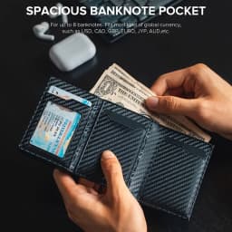 Automatic Pop Up Wallet RFID Blocking Multicolor, Slim Aluminum Metal Ejector Minimalist Credit Card Holder Case for Men