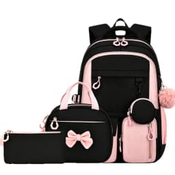 Children School Bags Set Girls Large Schoolbag Kawaii Primary School Backpack Kids Book Bag Waterproof Laptop Travel Rucksack