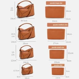 Women Felt Insert Bag Purse Organizer Fits For LOE-WE PUZZLE Makeup Purse Cosmetic Bags Women Luxury Designer Bag Organizer