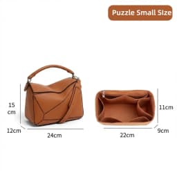 Women Felt Insert Bag Purse Organizer Fits For LOE-WE PUZZLE Makeup Purse Cosmetic Bags Women Luxury Designer Bag Organizer