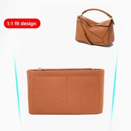 Women Felt Insert Bag Purse Organizer Fits For LOE-WE PUZZLE Makeup Purse Cosmetic Bags Women Luxury Designer Bag Organizer