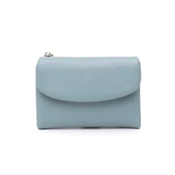 Women‘s Minimalist Short Wallet Classic Real Leather Magnet Flap Trifold Coin Purse Multi Slots Card Holder Portable Daily Use