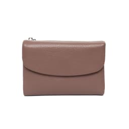 Women‘s Minimalist Short Wallet Classic Real Leather Magnet Flap Trifold Coin Purse Multi Slots Card Holder Portable Daily Use
