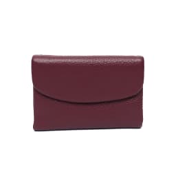 Women‘s Minimalist Short Wallet Classic Real Leather Magnet Flap Trifold Coin Purse Multi Slots Card Holder Portable Daily Use