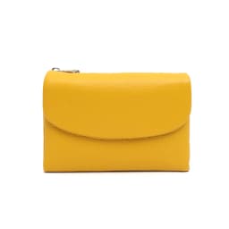 Women‘s Minimalist Short Wallet Classic Real Leather Magnet Flap Trifold Coin Purse Multi Slots Card Holder Portable Daily Use