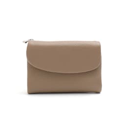 Women‘s Minimalist Short Wallet Classic Real Leather Magnet Flap Trifold Coin Purse Multi Slots Card Holder Portable Daily Use