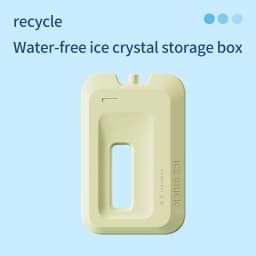 Reusable Gel Ice Packs for Cooler Slim Small Portable Leakproof Cooling Packs for Lunch Box Trips, Bingjeongha Ice Pack