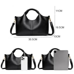 Authentic Leather Tote Bag Luxury Large Capacity Women's Single Shoulder Diagonal Crossbody Bags Fashion Simple Female Handbag