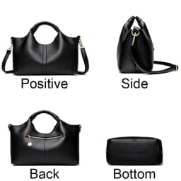 Authentic Leather Tote Bag Luxury Large Capacity Women's Single Shoulder Diagonal Crossbody Bags Fashion Simple Female Handbag
