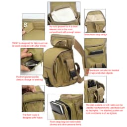 Portable Tactical Waist & Leg Pack Multi‑Layer Storage Bag for Outdoor Cycling Fishing Hiking Emergency Security Gea