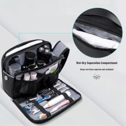 HK Portable Wash Pouch Waterproof Travel Toiletry Bag for Men Women Gym Essentials Cosmetic Makeup Organizer Case Beauty Handbag