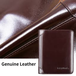Oil Wax Head Layer Cowhide Men's Wallet with 30% Discount, Multiple Card Slots, Large Capacity, Holiday Gift Giving