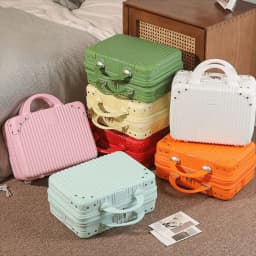 Hot Sales 14 inch Travel Suitcase Hand Mini Cosmetic Box Organizer Luggage Boarding Case For Women Travel Tote