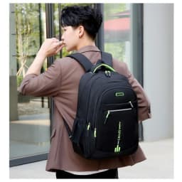 Durable Mens Oxford Business Laptop Backpack Waterproof Computer Bag for Work Travel Backpack High School Daypack