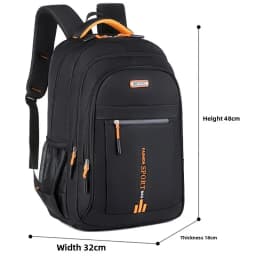 Durable Mens Oxford Business Laptop Backpack Waterproof Computer Bag for Work Travel Backpack High School Daypack