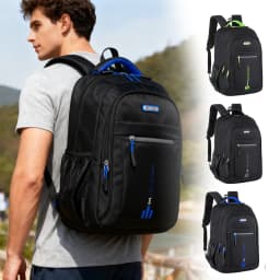 Durable Mens Oxford Business Laptop Backpack Waterproof Computer Bag for Work Travel Backpack High School Daypack