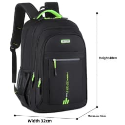 Durable Mens Oxford Business Laptop Backpack Waterproof Computer Bag for Work Travel Backpack High School Daypack
