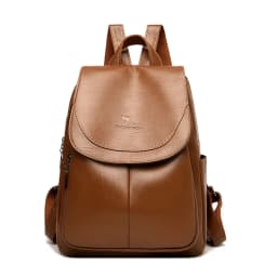 Genuine Women Backpack Leather Fashion Female Shoulder Bag Sac a Dos Ladies Bagpack Mochilas School Bags For Teenage Girls 2023
