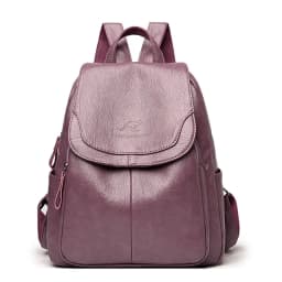 Genuine Women Backpack Leather Fashion Female Shoulder Bag Sac a Dos Ladies Bagpack Mochilas School Bags For Teenage Girls 2023