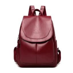 Genuine Women Backpack Leather Fashion Female Shoulder Bag Sac a Dos Ladies Bagpack Mochilas School Bags For Teenage Girls 2023