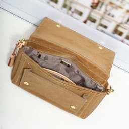 Women's new handbag light luxury high-end wide shoulder strap crossbody bag casual versatile handbag commuting shoulder bag