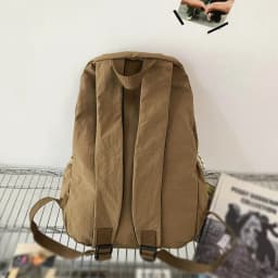 2025 New Foldable Backpack for Women, Large Capacity Backpack, Simple Korean Version Computer Backpack