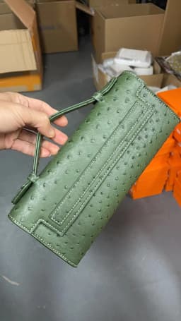 XMESSUN Customized Ostrich Pattern Long Clutch Bag PU Leather Party Tote Bag High Quality Designer Handbags Ins Trendy Bag