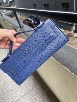XMESSUN Customized Ostrich Pattern Long Clutch Bag PU Leather Party Tote Bag High Quality Designer Handbags Ins Trendy Bag