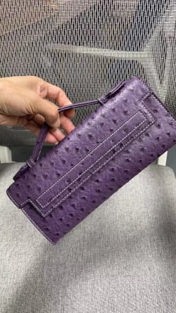 XMESSUN Customized Ostrich Pattern Long Clutch Bag PU Leather Party Tote Bag High Quality Designer Handbags Ins Trendy Bag