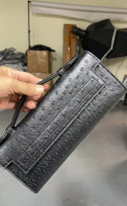 XMESSUN Customized Ostrich Pattern Long Clutch Bag PU Leather Party Tote Bag High Quality Designer Handbags Ins Trendy Bag