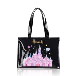 Cartoon Print PVC Waterproof Tote Bag for Women, Casual Portable Shoulder Handbag, Outdoor Shopping Commuting Daily Use Bag 