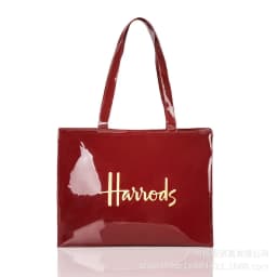 Cartoon Print PVC Waterproof Tote Bag for Women, Casual Portable Shoulder Handbag, Outdoor Shopping Commuting Daily Use Bag 